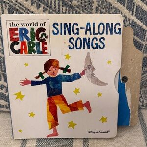 🏖️2/$5🏖️Eric Carle Sing-Along Songs Book